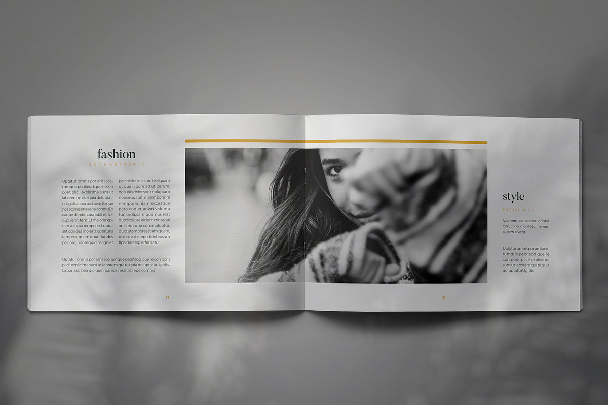 STYLE - Brochure Lookbook Template, a Brochure Template by Indotitas (Photo 8 of 9)