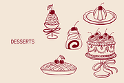 Whimsical Coquette Cherry Vibe Set, a Decorative Illustration by Veronika Gotovceva (Thumbnail 4 of 6)