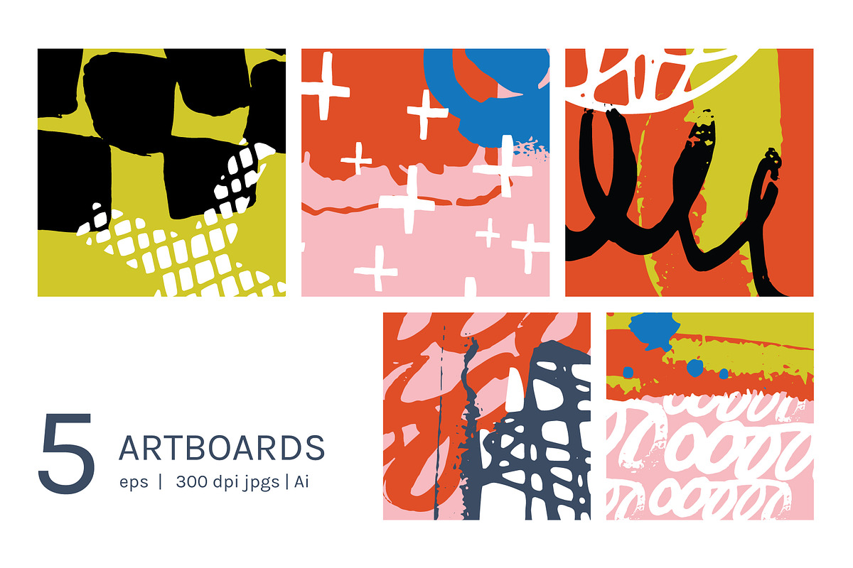 Pop Art Expressions | Patterns, a Pattern Graphic by The Collective Studio