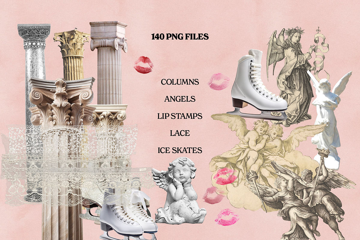 Coquette core Cottage Collage Pack, an Object Graphic by Marie T (Photo 7 of 10)