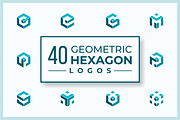 40 Hexagon Vector Logos, a Branding & Logo Template by yopie