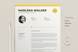 Resume Template Marlena