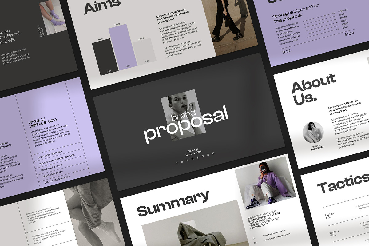 Brand Proposal Template, a Presentation Template by SlideStock (Photo 10 of 10)