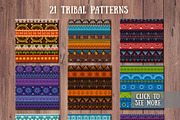 2.Tribal patterns, brushes and cards, a Pattern Graphic by SwetTS (Thumbnail 4 of 6)