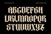 Ethnica - Blackletter Font, a Blackletter Font by limitype (Thumbnail 5 of 10)