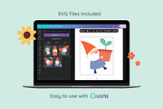 Little Sprouts Garden Illustrations, an Illustration by taraleicreative (Thumbnail 5 of 6)