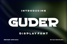 Guder - Display Font