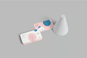 Round Edges Business Card Mockup, an Advertising Mockup by megostudi0 (Thumbnail 3 of 7)