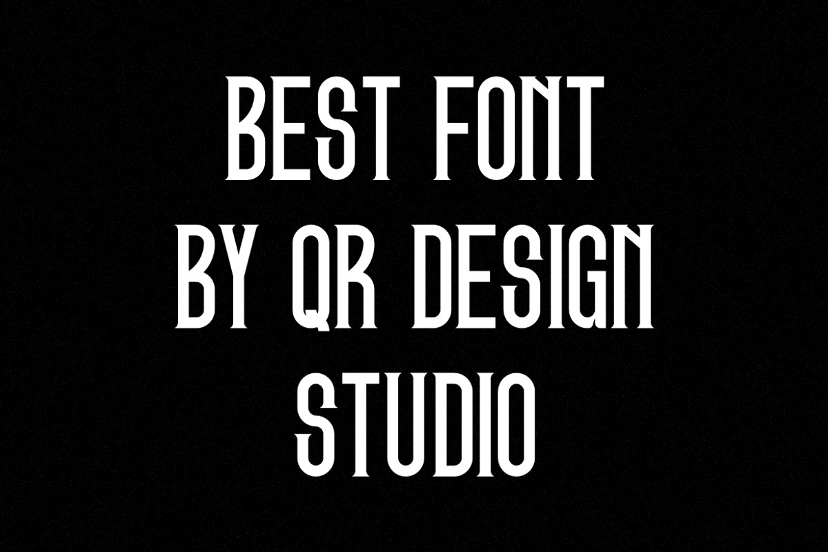 Doxog - Gothic Typeface Font, a Blackletter Font by QR Design Studio (Photo 3 of 7)