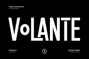 Volante - Condensed Sans, a Sans Serif Font by Hindia Studio (Thumbnail 1 of 10)