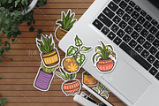 Set of Houseplants isolated design, a Decorative Illustration by Allmostudio (Thumbnail 3 of 4)