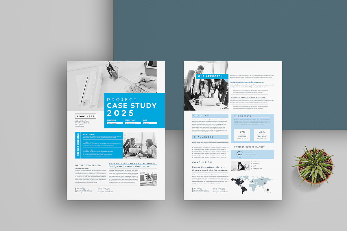 Project Case Study | Word & Indesign, a Flyer Template by obayes (Photo 3 of 4)