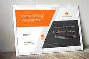Big bar Word certificate template, a Stationery Template by Inkpower (Thumbnail 1 of 6)