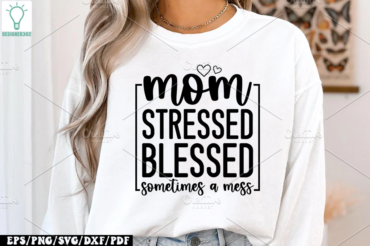 Mother's Day SVG Bundle, Mom SVG, a Graphic by Designer302 (Photo 5 of 24)