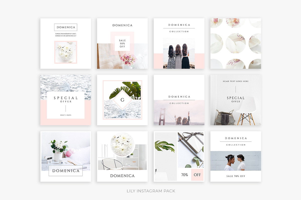 Clean Instagram Bundle, a Social Media Template by Swiss_cube (Photo 9 of 16)
