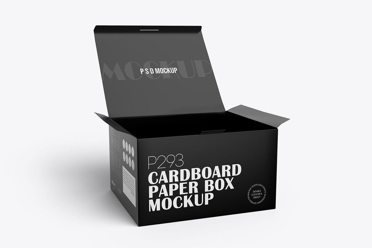 Rectangle Paper Gadget Box Mockup, a Packaging Mockup by Ram Studio (Photo 6 of 12)