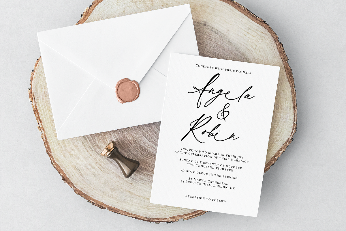Wild Magnolia Luxury Script, a Script Font by theinkaffair (Photo 2 of 13)