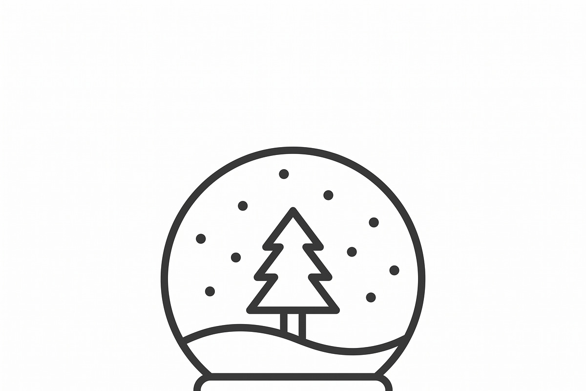 Bundles Winter Holiday Outline Icons, an Outline Icon by adenpinkstore (Photo 8 of 11)