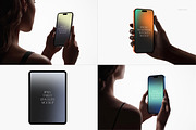 iPhone, iPad Pro, Laptop Mockup Set, an iPad Mockup by creatsy5 (Thumbnail 12 of 18)