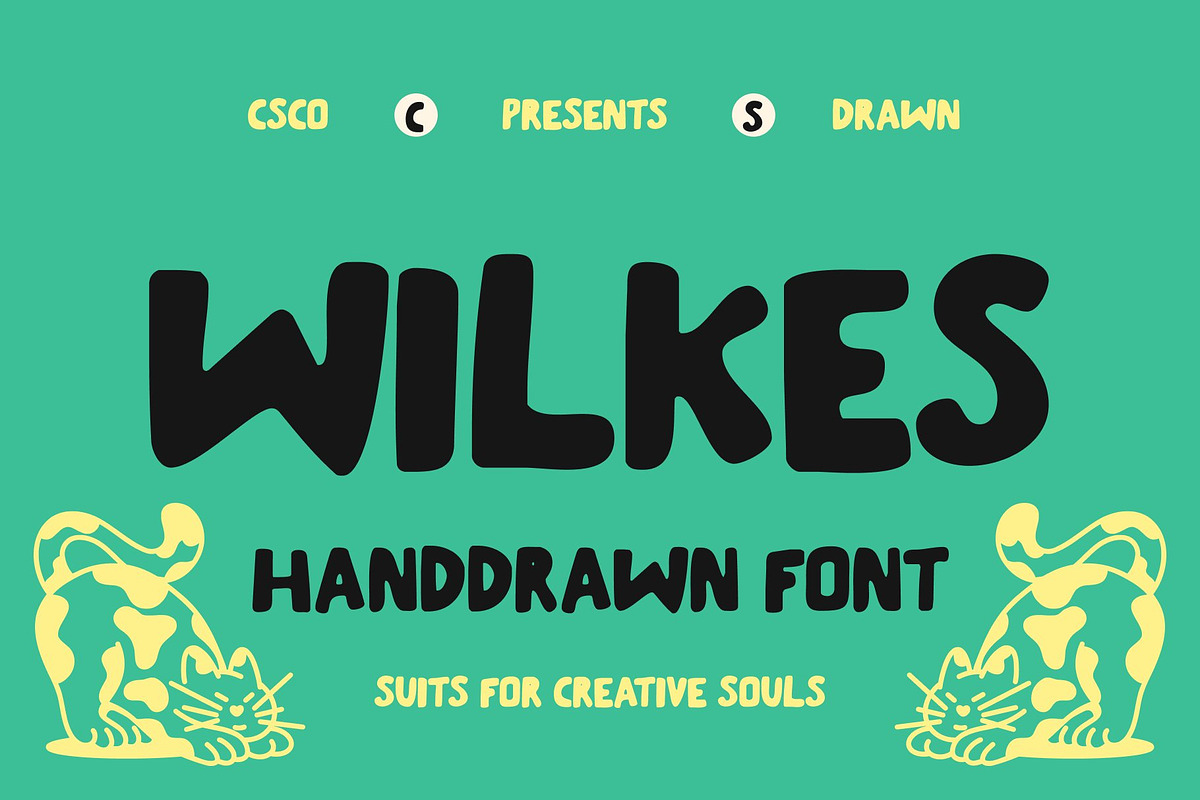 CS Wilkes Drawn, a Sans Serif Font by Craft Supply Co. (Photo 1 of 8)