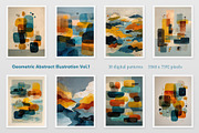 Geometric Abstract Illustration 1, a Decorative Illustration by Housui Patterns (Thumbnail 3 of 10)