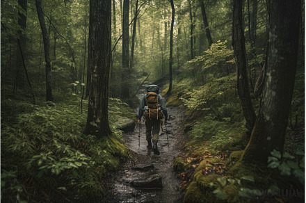 outdoorsman, venturing deep into the, a Sports & Recreation Photo by Sergey Kotenev