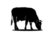 Farm Cow Silhouette Vector Bundle, an Illustration by Designs_River (Thumbnail 45 of 51)