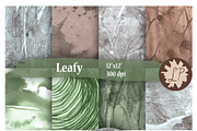 Abstract Leaf Print Papers, a Pattern Graphic by Liz Plummer (Thumbnail 2 of 5)