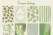 Greenery & Ferns PNG Illustrations, a Decorative Illustration by whiteheartdesign (Thumbnail 2 of 19)