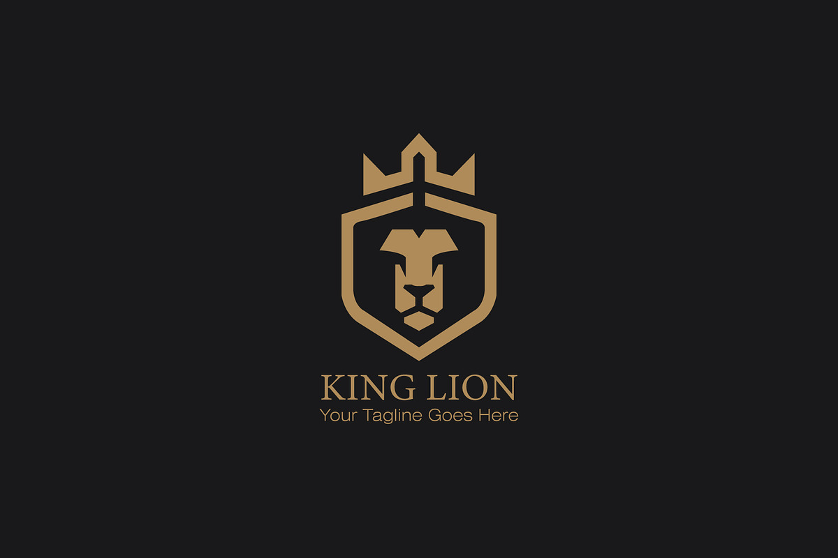 Custom King Lion Logo Design, a Branding & Logo Template by YUDesignStore (Photo 5 of 8)