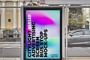 Warsaw Citylight Ad Bus Stop 8 v1, an Advertising Mockup by Graphic Shelter (Thumbnail 3 of 6)