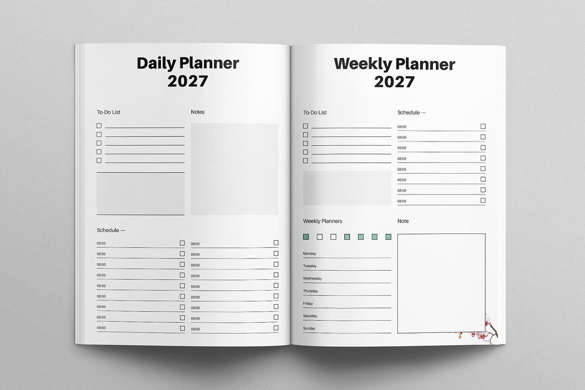 Planner Design Template, a Brochure Template by E-Type (Photo 2 of 7)