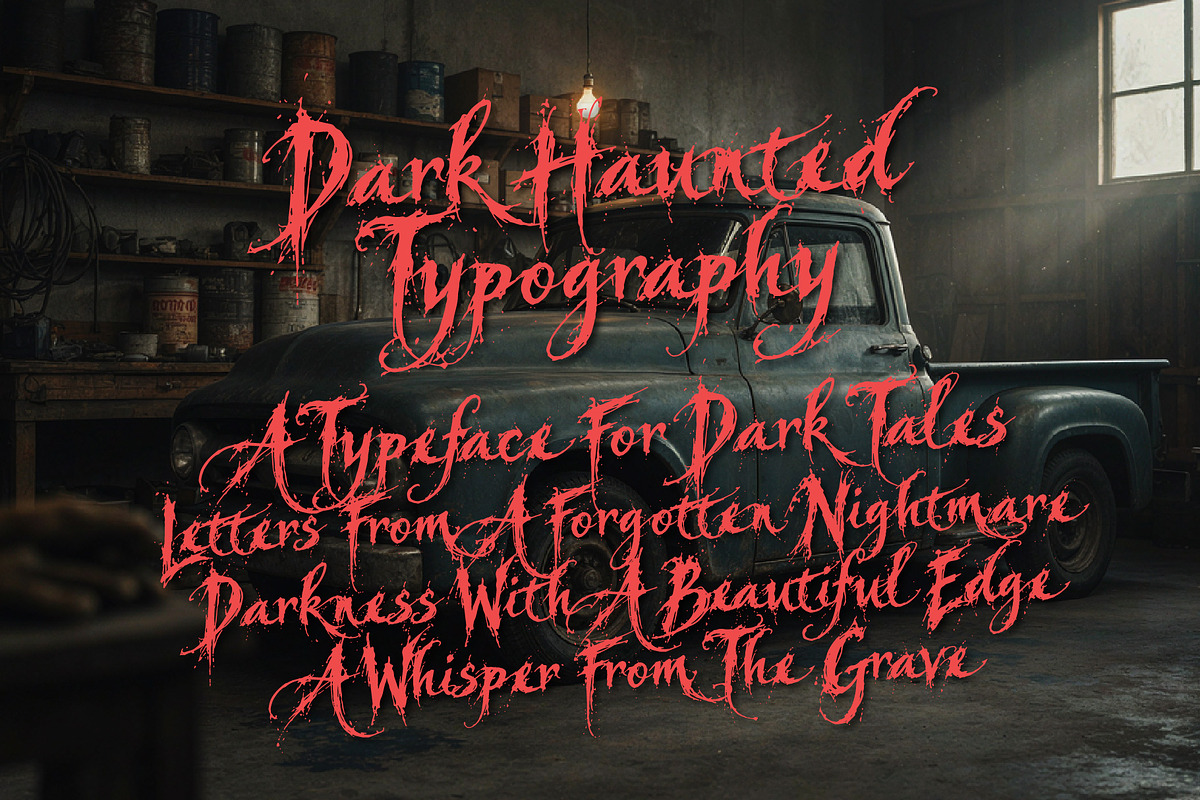 Veirwrath Borngrave - Haunted Beauty, a Handwritten Font by HypeWorksCo (Photo 8 of 12)