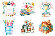 Preppy Back to School Clipart, a Seasonal Illustration by designcity5 (Thumbnail 3 of 5)