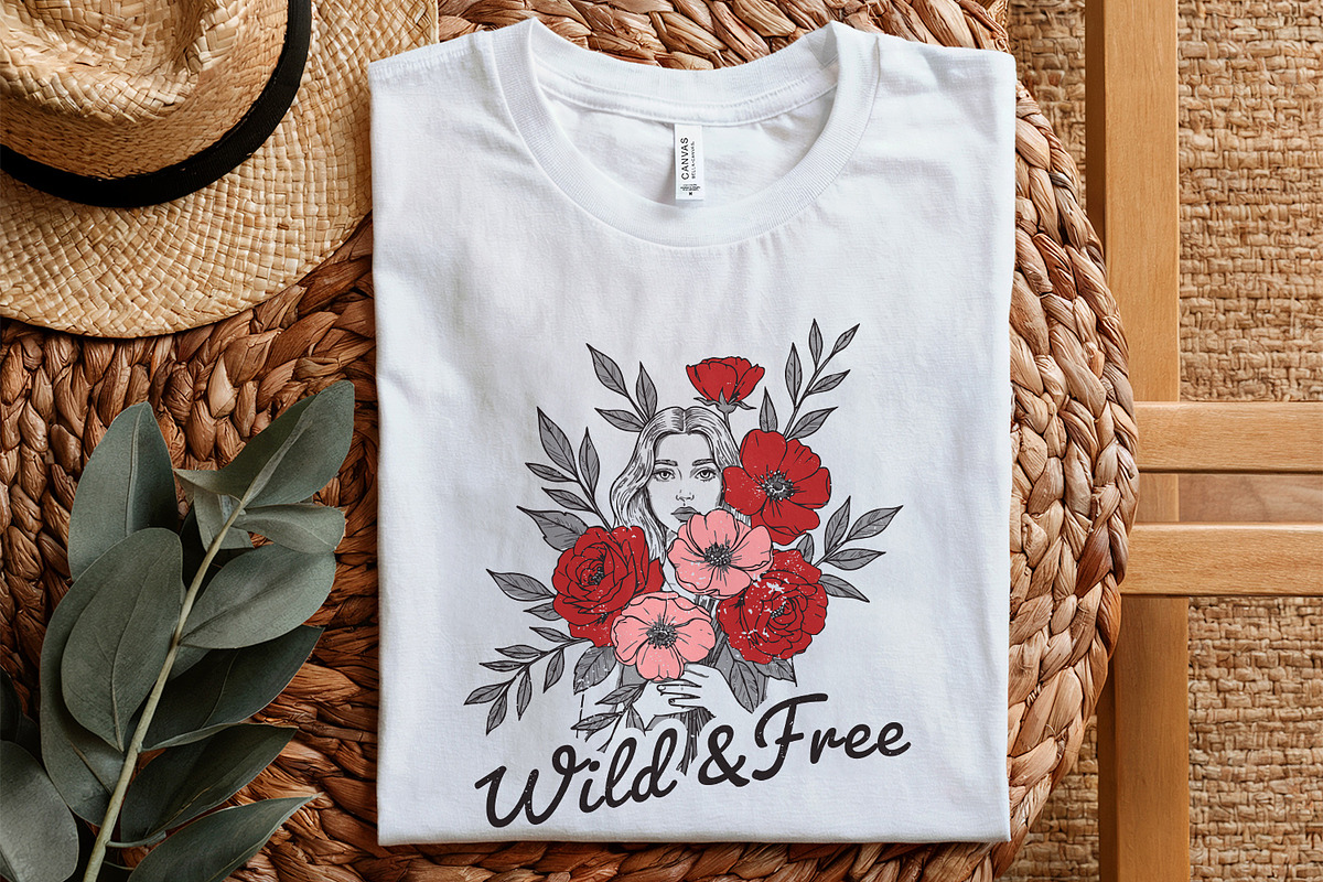 Wild And Free Png, Vintage Retro, an Illustration by SharpMarketplace (Photo 5 of 9)