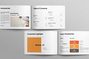 Brand Guidelines Template Landscape, a Brochure Template by Work-Envance (Thumbnail 2 of 9)