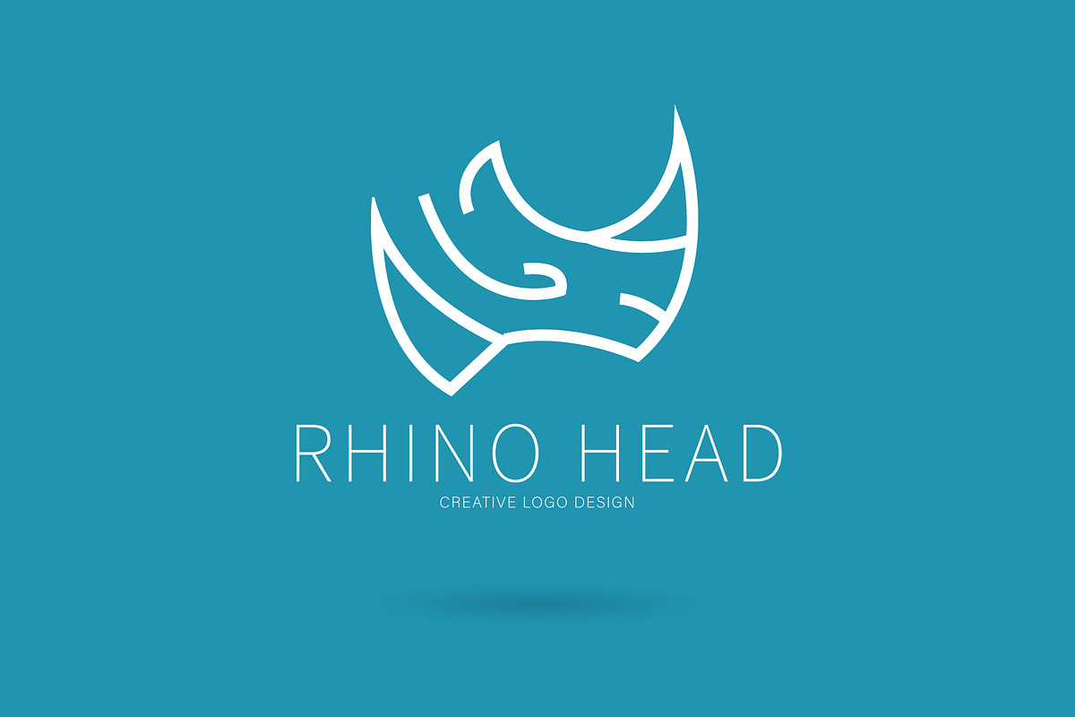 Rhino head, a Branding & Logo Template by Logocreative (Photo 2 of 3)