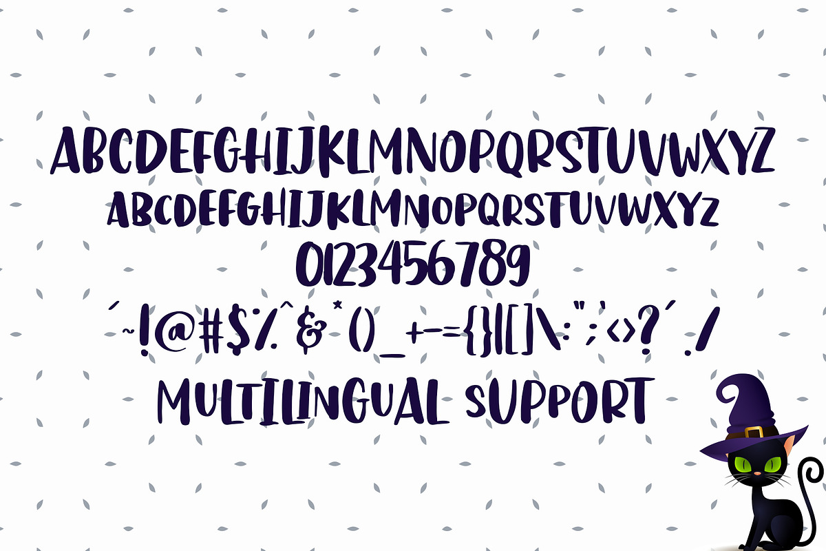 Hello Catto - Fun Rough Brush Font preview 6