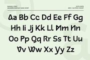 Bangel - Modern Display Logo Font, a Sans Serif Font by Sensatype (Thumbnail 13 of 15)