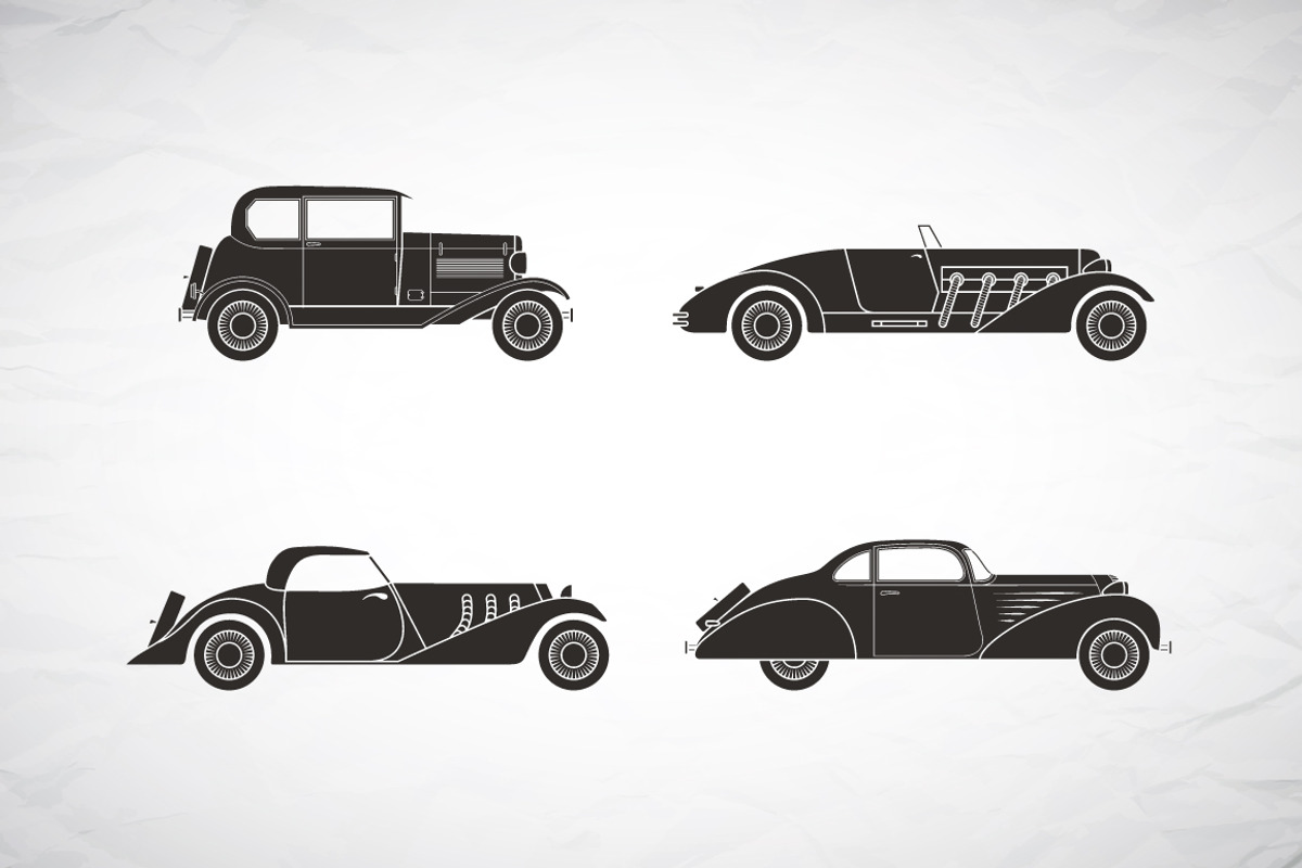 14 icons of retro cars preview 2