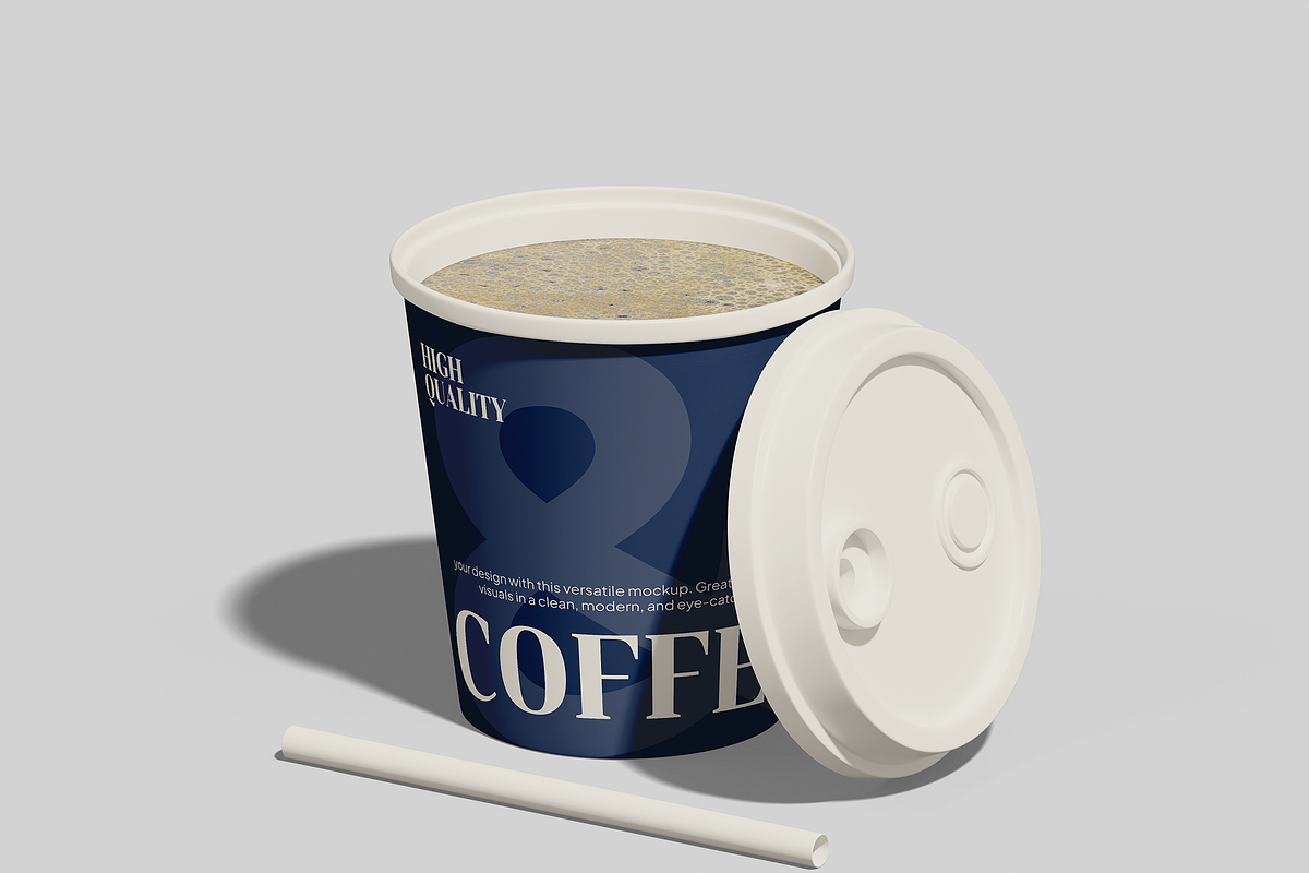 Coffee Cup Mockup, a Cups & Container Mockup by Bartama Graphic (Photo 3 of 3)
