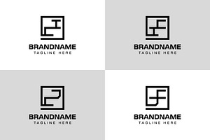 Letters CI IC CJ JC Monogram Logo, a Branding & Logo Template by Pray Art Design Studio