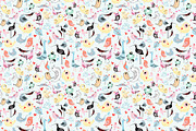 Funny pattern with birds, an Animal Illustration by Tanor (Thumbnail 10 of 11)