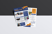 School Newsletter Template, a Flyer Template by crazyOWL (Thumbnail 3 of 4)