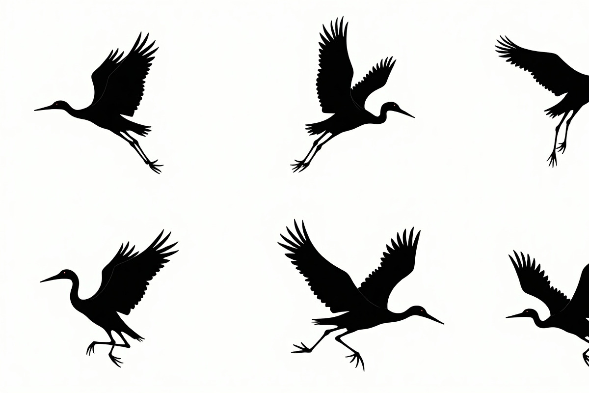 Flying Bird Silhouette Bundle, an Illustration by jahid234 (Photo 9 of 10)