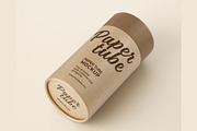 Premium paper tube mockup, a Packaging Mockup by MOCKUPSDESIGN (Thumbnail 3 of 3)