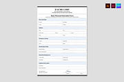 Simple Form Template, a Stationery Template by BrandPacks (Thumbnail 1 of 6)