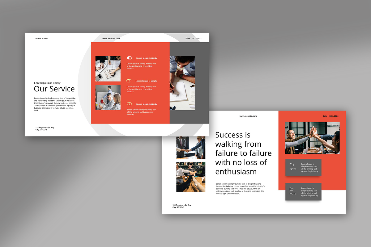 Professional Keynote Canva Template, a Presentation Template by Spesifikstd (Photo 7 of 8)