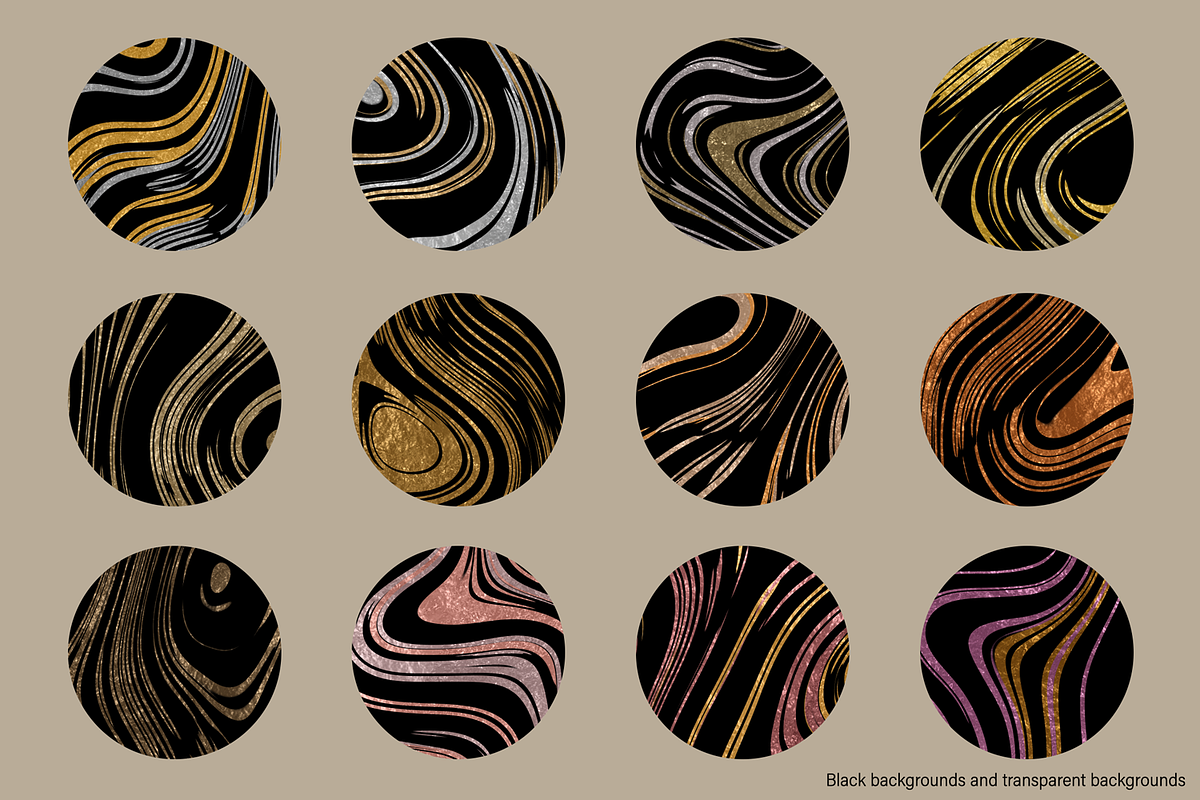 Marbled Foils, a Texture Graphic by Julie Campbell (Photo 6 of 7)