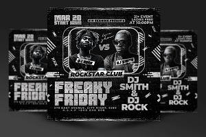 Night Club flyer Template, a Flyer Template by RTXdesinger99